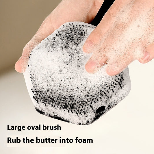 Silicone O Bath Brush Cleaning Massage Tool Household