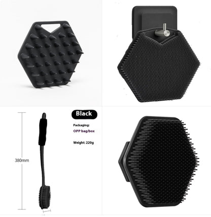 Silicone O Bath Brush Cleaning Massage Tool Household